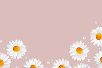 Floral border background, flower, botanical