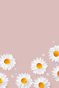 Floral border background, flower, botanical