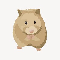 Hamster pet animal, illustration clipart