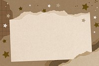 Festive ripped paper frame background design