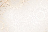 Gold Islamic design pattern background