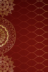 Festive mandala border background design