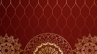 Gold mandala Ramadan hd wallpaper design