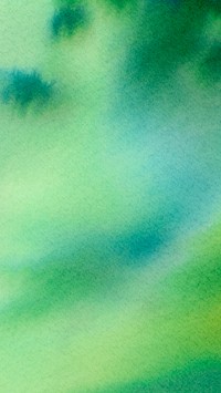 Gradient watercolor phone wallpaper, feminine green design