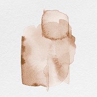 Brown aesthetic watercolor design