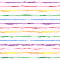 Aesthetic watercolor sticker, bright stripe shape design vector