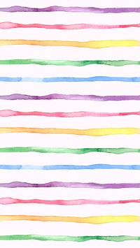 Watercolor mobile wallpaper, stripe bright design