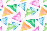 Geometric seamless pattern background, bright colorful design psd