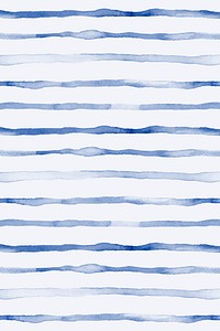 Watercolor background, stripe bright indigo blue design