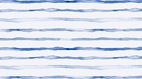 Aesthetic indigo watercolor desktop wallpaper, gradient stripe design