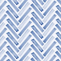 Chevron seamless pattern, indigo blue watercolor design psd