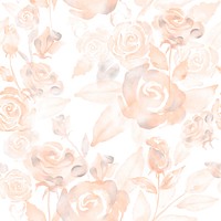 Rose flower background, seamless pattern watercolor graphic