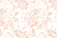 Rose flower background, watercolor graphic vector