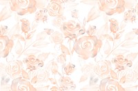 Rose flower background, watercolor graphic psd