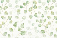 Botanical background, watercolor leaf graphic