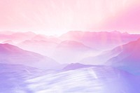 Purple mountain landscape background, gradient design