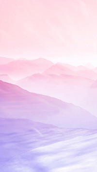 Landscape iPhone wallpaper, gradient design