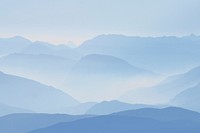Pastel mountain landscape background, nature design 
