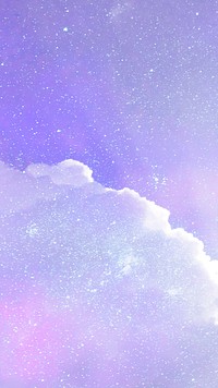 Aesthetic cloud iPhone wallpaper, sparkle | Premium Photo - rawpixel