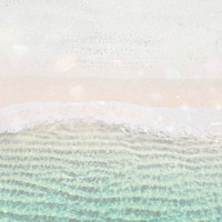 Pastel beach background, nature design vector