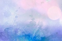 Aesthetic flower background, grainy texture design