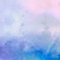 Flowers background, gradient bokeh design vector