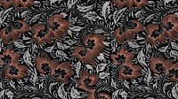 Chinese vintage flower desktop wallpaper, decorative oriental art background