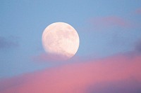 Moon background, pastel sky design