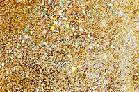 Glitter gold background, luxury design vector