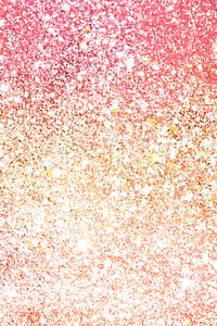 Golden pink glitter background, shimmery design