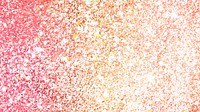 Golden pink glitter desktop wallpaper, shimmery background