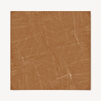 Brown paper memo collage element psd