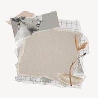 Feminine ripped paper collage element | Premium Photo - rawpixel