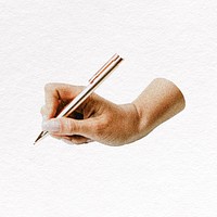 Hand writing with pen 