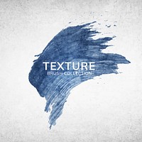 Blue oil paint texture on a grunge concrete wall vector
