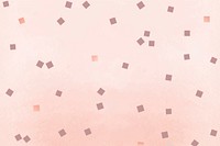 Earth tone dots on pink gold background vector