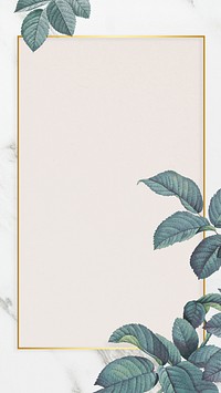 Green leaf element background illustration