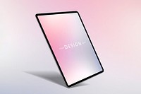 Digital tablet screen mockup design