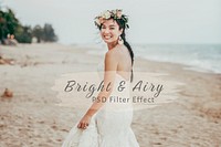 Bright & airy PSD filter effect, Photoshop add-on