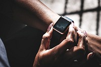 Smartwatch on a woman's wrist