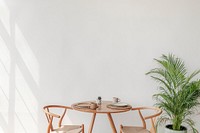 Scandinavian breakfast nook design, minimal interior