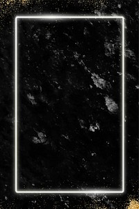 Blank black marble textured background vector