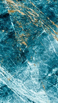 Blue aesthetic iPhone wallpaper, marble background 