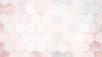 Pink floor HD wallpaper, hexagons pattern pastel background