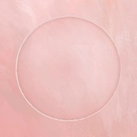 Round frame on pink background vector