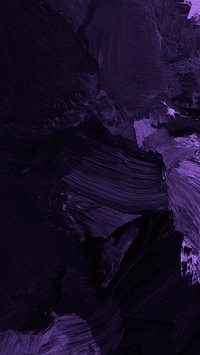 Dark violet oil paint strokes textured mobile phone wallpaper