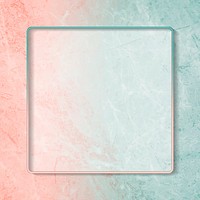 Square frame on abstract background vector