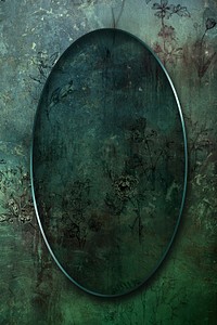 Oval frame on abstract background illustration