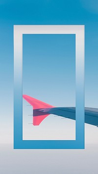 Airplane tail mobile phone wallpaper