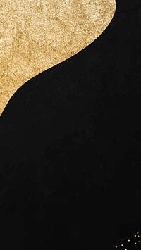 Black and gold mobile phone wallpaper vector